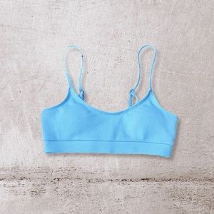 Shein ribbed bikini top